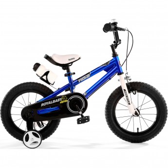 Детский велосипед ROYAL BABY FREESTYLE STEEL 18" (2020), синий Детский велосипед ROYAL BABY FREESTYLE STEEL 18" (2020), синий