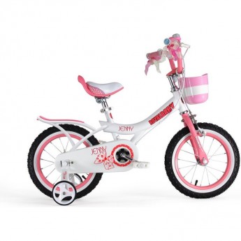 Детский велосипед ROYAL BABY PRINCESS JENNY GIRL STEEL 16" (2020), белый