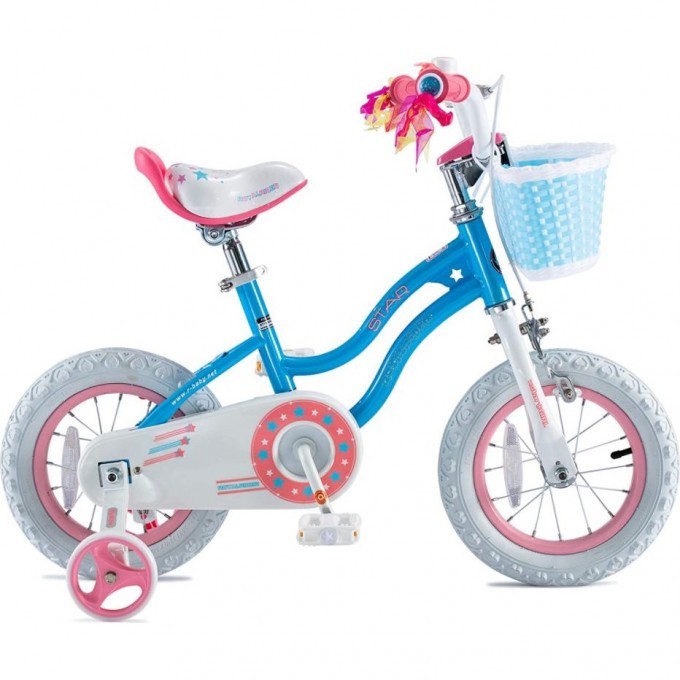 Детский велосипед ROYAL BABY STARGIRL STEEL 12" (2020), голубой RB12G-1BL