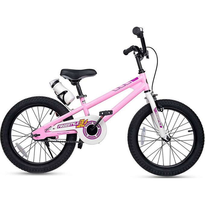 Велосипед ROYAL BABY FREESTYLE 18", стальная рама, розовый RB18B-6Pink