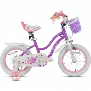 Велосипед ROYAL BABY STARGIRL STEEL 14", стальная рама, Фиолетовый