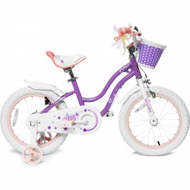 Велосипед ROYAL BABY STARGIRL STEEL 18", фиолетовый