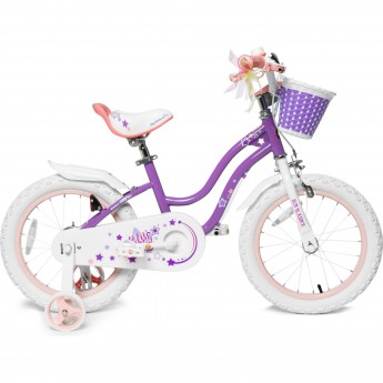 Велосипед ROYAL BABY STARGIRL STEEL 18", фиолетовый